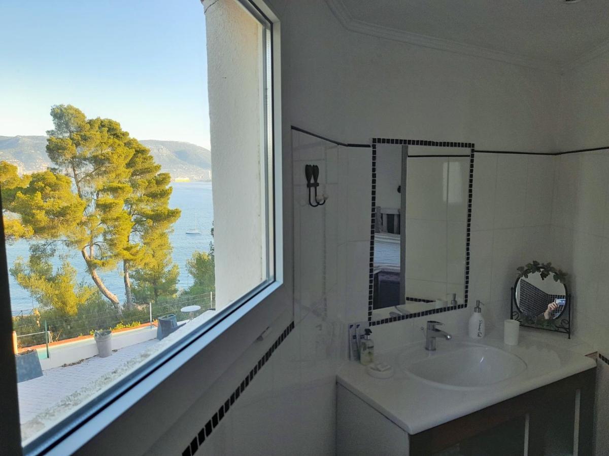 Villa-Chateau Les Terrasses - Tamaris, Plage Des Sablettes, Mer Au Bas De La Propriete La Seyne-sur-Mer Kültér fotó